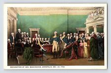Postcard Maryland Annapolis MD General George Washington 1783 1930s Unposted picture
