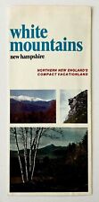 1970s White Mountains New Hampshire Vintage Travel Brochure Outdoor Vacation NH picture
