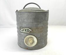 VINTAGE KELLY KOOLER GALVANIZED WATER COOLER W/PLASTIC LINING 2 GALLON PRE-OWNED picture