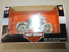 MAISTO 1:18 HARLEY DAVIDSON MOTOCYCLE 1958 FLH-DUO GLIDE BLUE SERIES 12 (EB44) picture