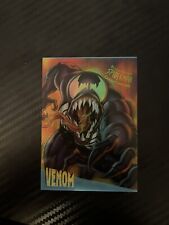 1995 Venom Fleer Ultra Spider-Man Clear Chrome Venom Card #10 RARE Vtg Insert picture