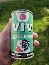 VINTAGE ADVERTISING WHIZ VIV STOP Oil BURNING sign tin canadian can picture