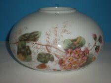 Antique Victorian Floral GWTW Oval Round 7 1/2
