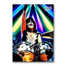 Peter Criss Kiss VIP Headliner Sketch Card Limited 04/20 Dr. Dunk Signed picture