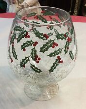 Vintage Holiday Christmas Glass 8” Height picture