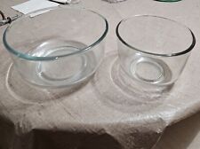 Sunbeam 2-Bowl Mixing Set, 1 Large and 1 Small, Clear Glass picture
