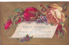 1800s Victorian Trade Card - Maison DeMorest picture