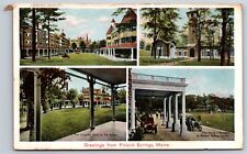 Poland Springs Maine~The Open Court~The Porte Cochere~Covered Walk~1912 PC picture