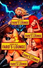Faro's Fantastic Four -- Sue Storm - Firestar - Madusa - Elasti-Girl picture