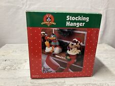 Christmas TAZ Stocking Hanger By Matrix Looney Tunes Warner Vintage 1998 RARE picture