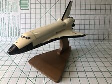 Vintage NASA Space Shuttle Desk Wood Model on Stand picture