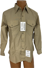 NEW USMC Marine Corps Military Khaki 2122 Long Sleeve Shirt Men's Size 15.5 x 35 picture
