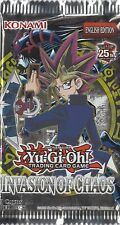 YU-GI-OH Trading Card Game Invasion Of Chaos Booster Pack TCG CCG English Ed picture