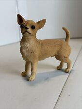 vintage chihuahua Dog  figurine  Realistic Resin Marked 1999 3.5” T 3.5” W picture