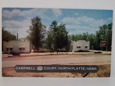Postcard North Platte Nebraska Campbell Court picture