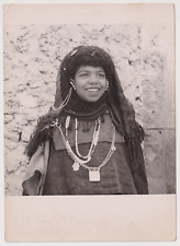 18x13 - Algeria Attribut. to Jean Morin/Algiers 1949 - young woman - vintage print picture