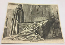 1862 magazine engraving ~ THE DYING MESSAGE picture