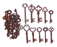 Antique Iron Skeleton Keys  Lot of 50 Steampunk picture