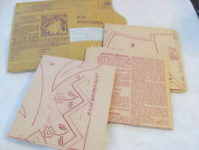 Unused & Uncut~4 Sheets Vintage Workbasket Embroidery Transfer Pages Mail Order picture