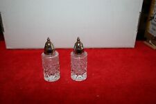 Vintage  Crystal Salt and Pepper Shakers picture