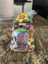 Bunny Towne Egg Shaped Toy Hand Painted Easter Village Cottage- Excellent picture