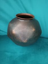 Vintage Gyokusendo Japanese Hammered Copper Vase  Stunning 1950s picture