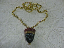 #VR-Krew of Zulu Carnival  Necklace from New Orleans Mardi Gras Parade-King Zulu picture