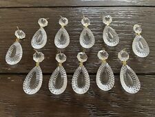 11 Clear PENDALOGUE Fire Polished With Brass Pins NEW picture