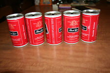 5 Vintage Black Label Pull Tab Beer Cans They Are Open/Empty See Pix  picture