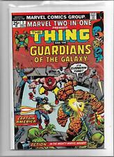 MARVEL TWO-IN-ONE #5 1974 FINE-VERY FINE 7.0 4924 THING GUARDIANS OF THE GALAXY picture