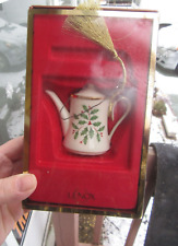 Holiday Coffeepot Lenox Porcelain Ornament - MIB picture