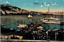 Italy Napoli Marina di Mergellina DB Unposted 1907-1915 Antique Postcard picture