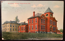 Vintage Postcard 1912 Broadway School, Hagerstown, Maryland (MD) picture