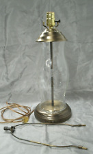 Vtg Princess House Crystal HERITAGE 28” Electric Table #091 Lamp Hurricane Shape picture