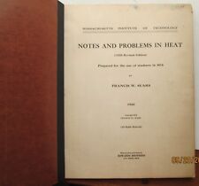 notes & problems in heat - francis w sears 1928 MIT picture