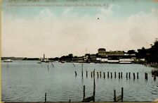 Looking Down the Shrewsbury from Allen's Dock Red Bank NJ Postcard A42 picture