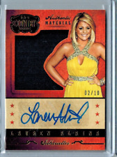 2014 PANINI COUNTRY MUSIC AUTHENTIC MATERIAL GOLD AUTO LAUREN ALAINA 2/10 picture