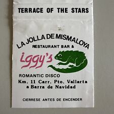 Vintage 1970s Iggy’s Romantic Disco Puerto Vallarta Mexico Matchbook Cover picture
