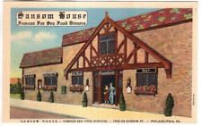 LINEN Postcard      THE SANSOM HOUSE RESTAURANT  -  PHILADELPHIA, PA picture