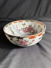 Vintage Japanese Kutani Porcelain Floral Bowl picture