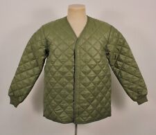 Men's VTG NOS 1980s 90s ABL Belgian Army Quilted Field Jacket Liner Sz M 3B 80s picture