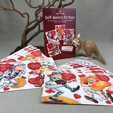 2 packages Hallmark Valentines for Boys Vintage Self-Mailers Astronaut Cowboy  picture