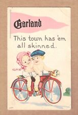 Garland, This Town Has'em All Skinned, 1914 Garland Texas Postcard picture