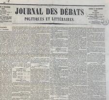 Journal Des Debats Newsboy Collection from The 16 June 31 December 1861 IN Book) picture