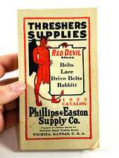 RARE 1923 Red Devil Brand Thresher Supplies Phillips Easton Wichita Kansas KS picture