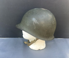 Vintage WWII Military U.S. Army M1 Helmet w/ Seaman Paper Co.  Liner picture