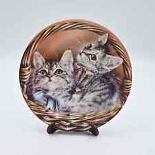 Vintage 1993 Bradford Exchange Andrew & Abby Baskets Of Love Collectors Plate picture