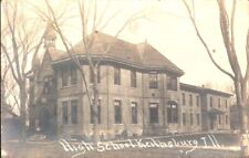 1908   KEITHSBURG   IL Illinois   HIGH SCHOOL   real photo RPPC Postcard picture
