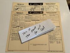 AEA Tune-Up Chart System 1941 Ford Eight Model 19A Mercury picture