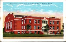 Gymnasium Building State Teachers College Maryville MO Missouri WB Postcard PM picture